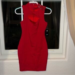 NWT Guess Red Bodycon Dress XS